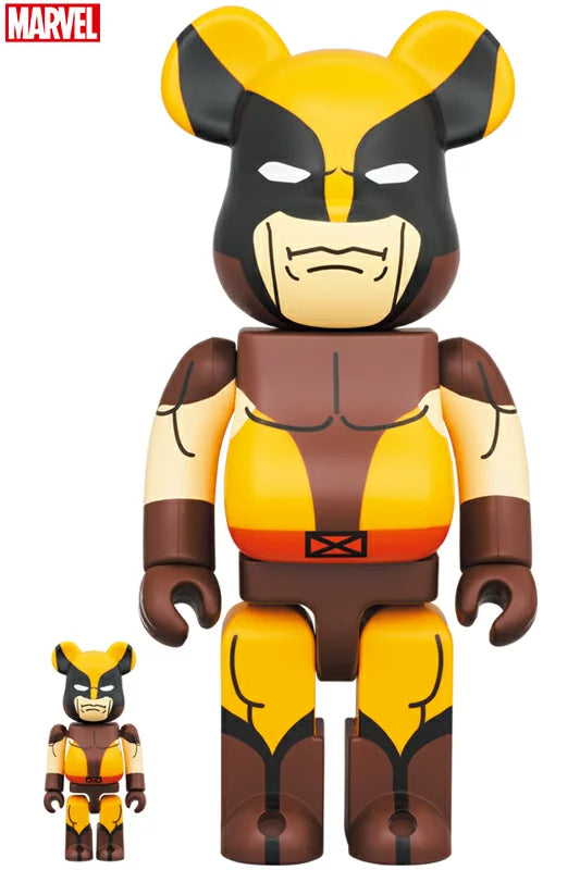 BearBrick Wolverine (Brown Ver.) 100% & 400%
