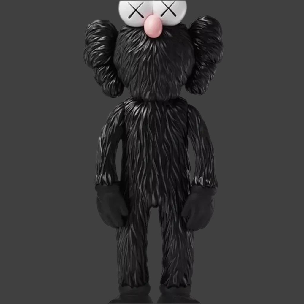 KAWS BFF OPEN EDITION VINYL FIGURE BLACK EDITION