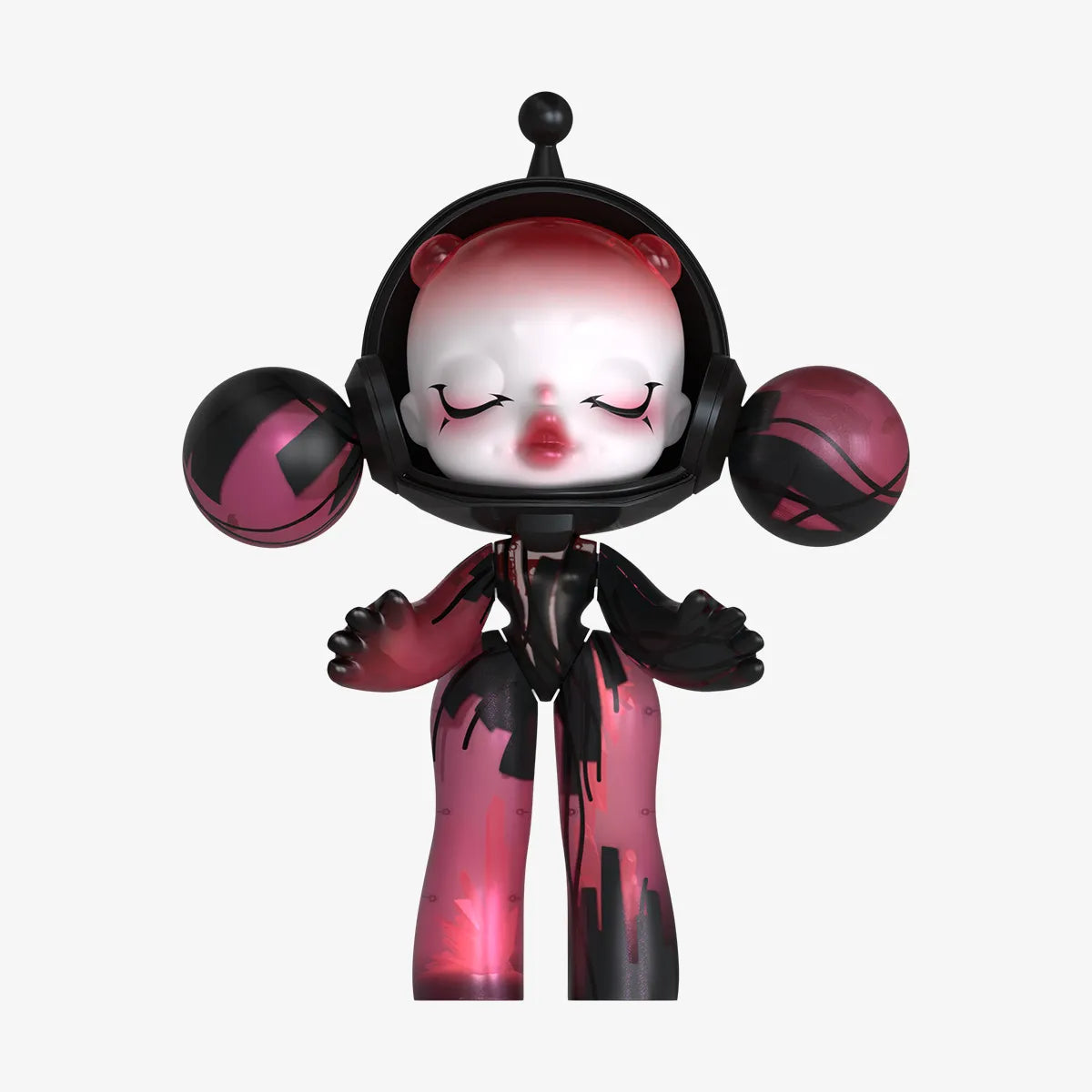 MEGA α SKULLPANDA 1000% Red Crystal