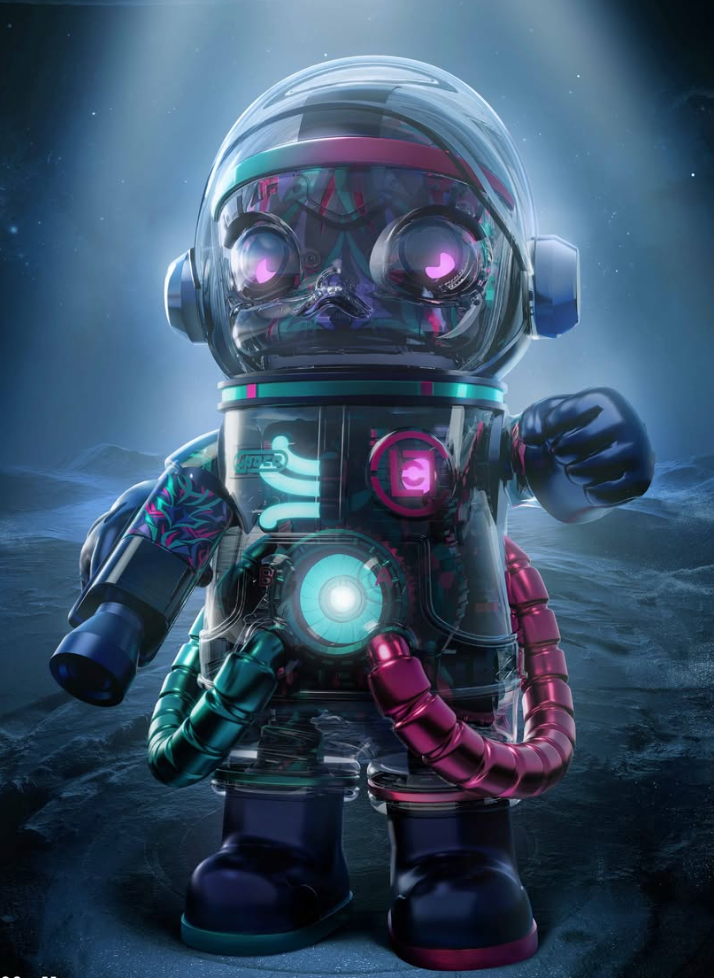 MEGA SPACE MOLLY 400% CLOT - MAGENTA ALIENEGRA