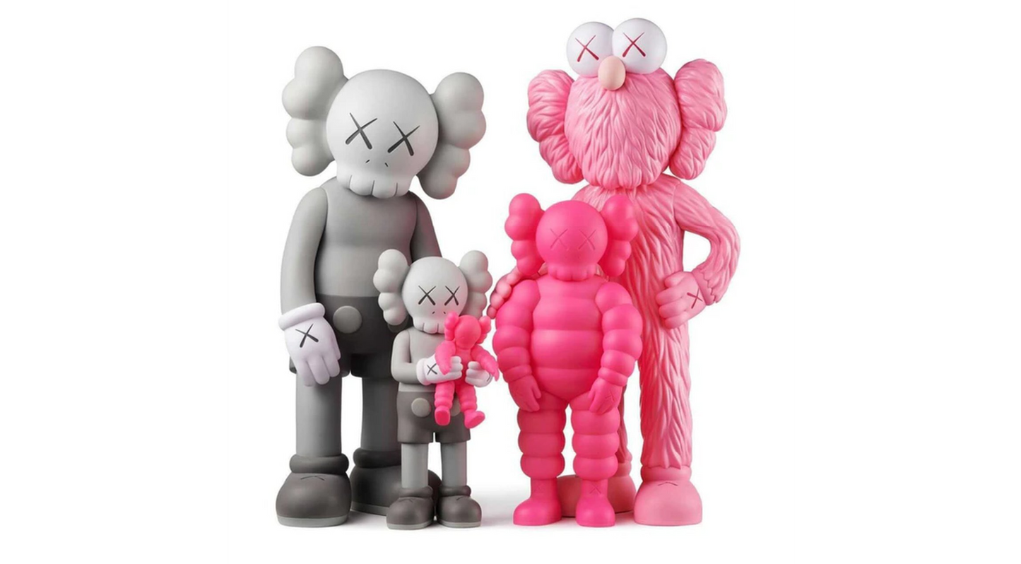 KAWS FAMILY PINK