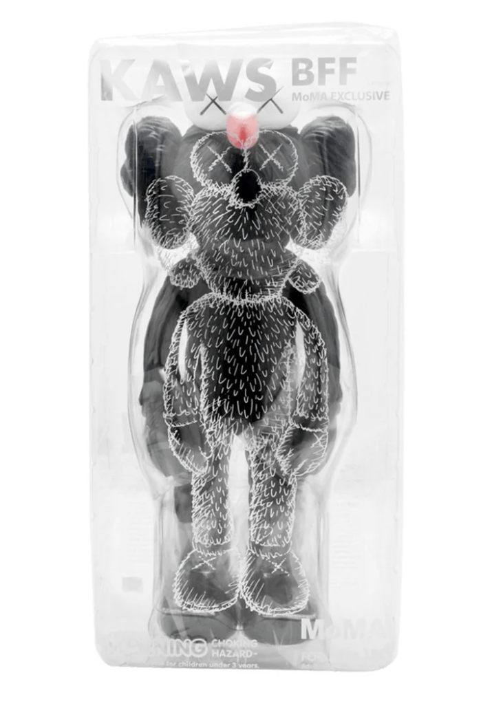 KAWS BFF OPEN EDITION VINYL FIGURE BLACK EDITION