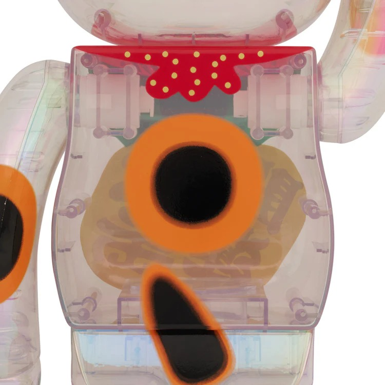 BE@RBRICK Maneki Neko Good Luck - Ten Million Ryo Transparent Plating 1000%
