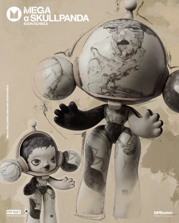 MEGA SKULLPANDA EGON SCHIELE 1000%