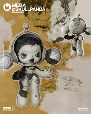 MEGA SKULLPANDA EGON SCHIELE 1000%