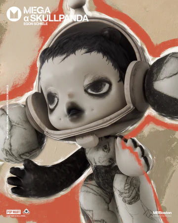 MEGA SKULLPANDA EGON SCHIELE 1000%