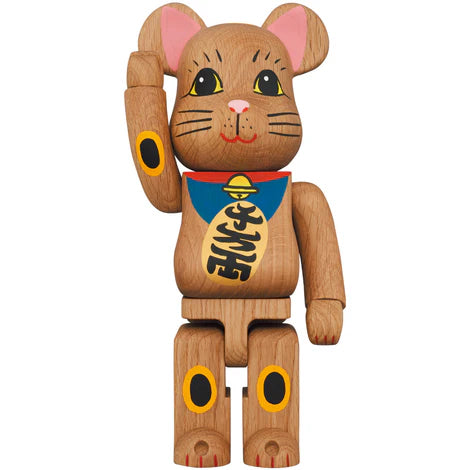 BE@RBRICK KARIMOKU MANEKI NEKO 1 BLUE 400％
