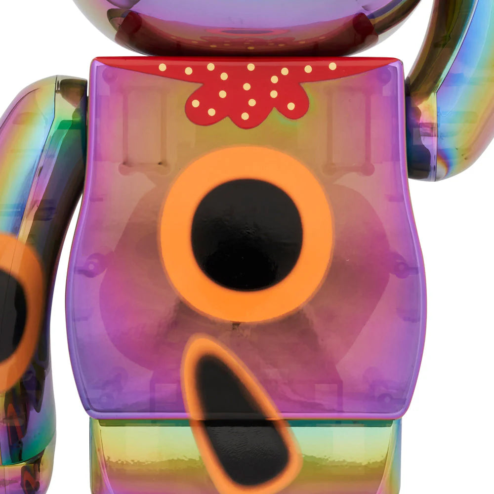 BE@RBRICK MANEKINEKO GOOD LUCK TEN MILLION RYO BLACK TRANSPARENT PLATING 1000%