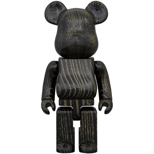 BE@RBRICK Karimoku Uzukuri finish Black Gold 400%