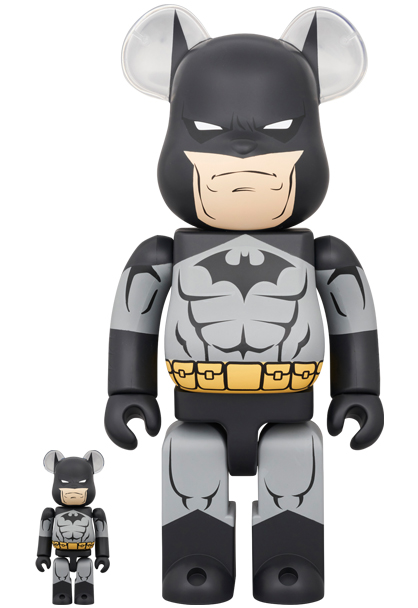 BE@RBRICK BATMAN (BATMAN: HUSH BLACK Ver.)100% & 400%